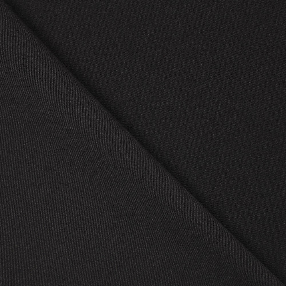 Einfarbig Schwarz Stretch Gabardine Stretch Stoff Schwarz - Ribes y Casals