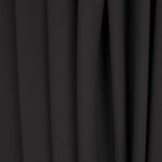 Einfarbig Schwarz Stretch Gabardine Stretch Stoff Schwarz - Ribes y Casals