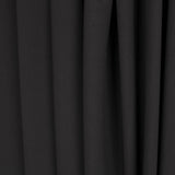 Einfarbig Schwarz Stretch Gabardine Stretch Stoff Schwarz - Ribes y Casals