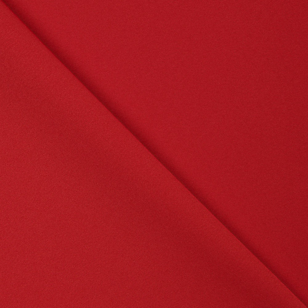 Einfarbiger Stretch-Gabardine-Stoff Rot - Ribes y Casals