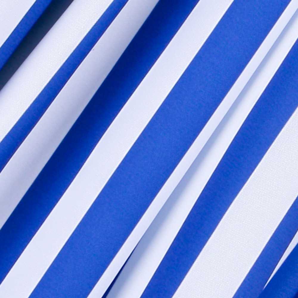 Flachgewebe blau gestreift weiß 23mm - Ribes y Casals