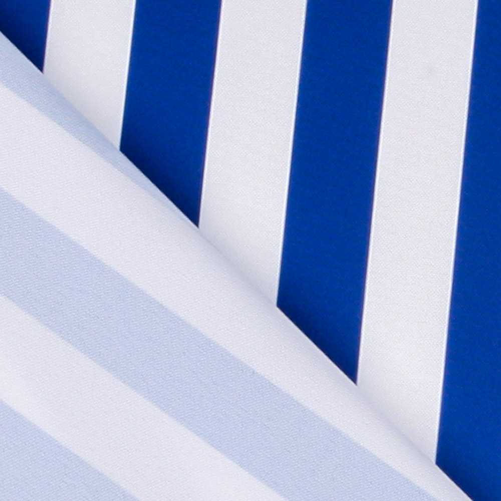 Flachgewebe blau gestreift weiß 23mm - Ribes y Casals