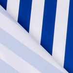 Flachgewebe blau gestreift weiß 23mm - Ribes y Casals