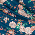 Polyester-Gewebe Canard Blumen - Ribes y Casals