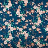 Polyester-Gewebe Canard Blumen - Ribes y Casals