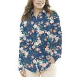 Polyester-Gewebe Canard Blumen - Ribes y Casals