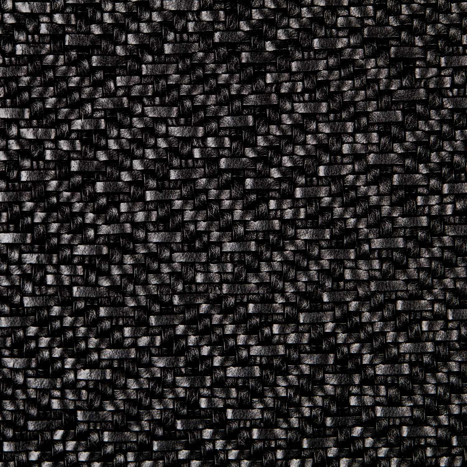 Geflochtener Lack-Kunstleder-Stoff Schwarz - Ribes y Casals