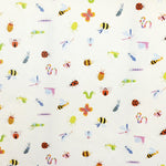 Kinder Baumwolle Popeline Bugs Ecru - Ribes y Casals