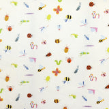 Kinder Baumwolle Popeline Bugs Ecru - Ribes y Casals