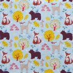 Popeline Baumwolle Baumwolle Fuchs Himmelblau Hintergrund - Ribes y Casals