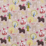 Popeline Baumwolle Baumwolle Fuchs Stoff Camel Hintergrund - Ribes y Casals