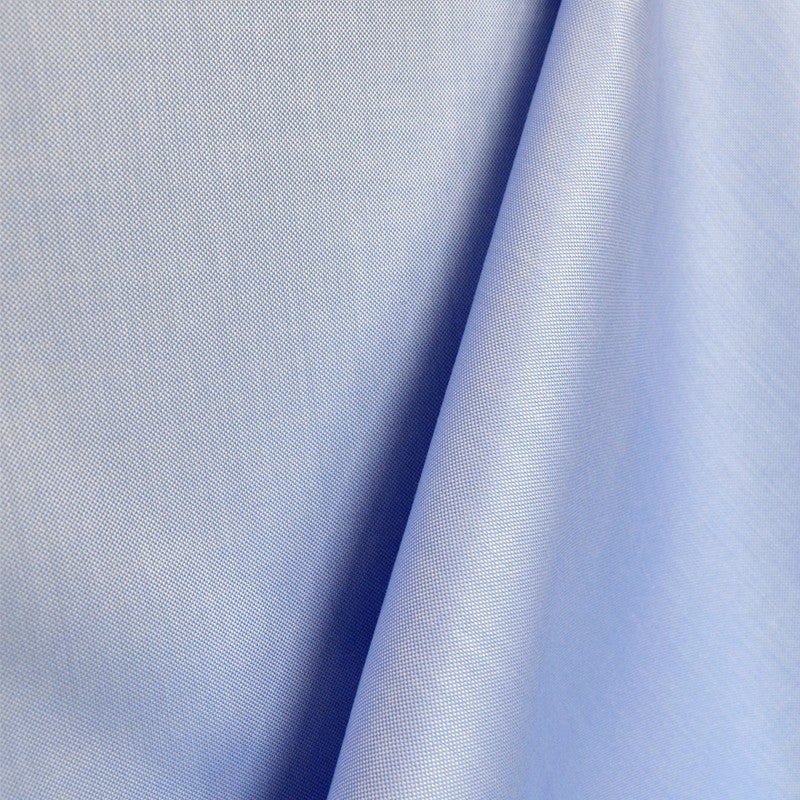 Popeline-Stoff Oxford-Hemd Blau - Ribes y Casals
