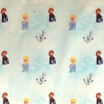 Disney Gefrorenes Wasser Grüner Popeline-Stoff - Ribes y Casals