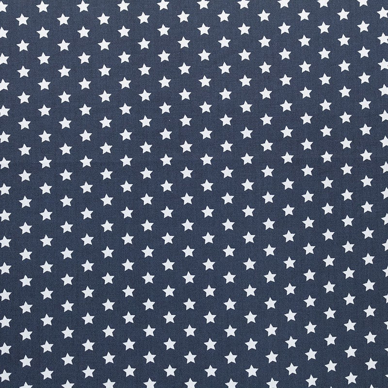 Sterne Popeline-Stoff Navy Hintergrund - Ribes y Casals