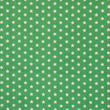Sterne Popeline-Stoff Grüner Hintergrund - Ribes y Casals