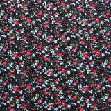 Popeline Flamenca Liberty Rote Blume Stoff - Ribes y Casals
