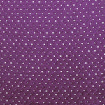 Cyclamen Bestickter Polka Dot Popeline-Stoff - Ribes y Casals