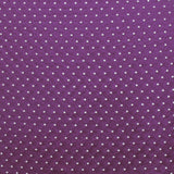 Cyclamen Bestickter Polka Dot Popeline-Stoff - Ribes y Casals
