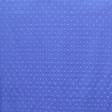 Ton-in-Ton-blauer Denim, bestickter Polka-Dot-Popeline-Stoff - Ribes y Casals