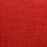 Ton-in-Ton rot bestickter Polka-Dot-Popeline-Stoff - Ribes y Casals