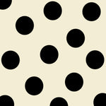 Popeline Dot Popeline Ecru Hintergrund 3,5 cm - Ribes y Casals