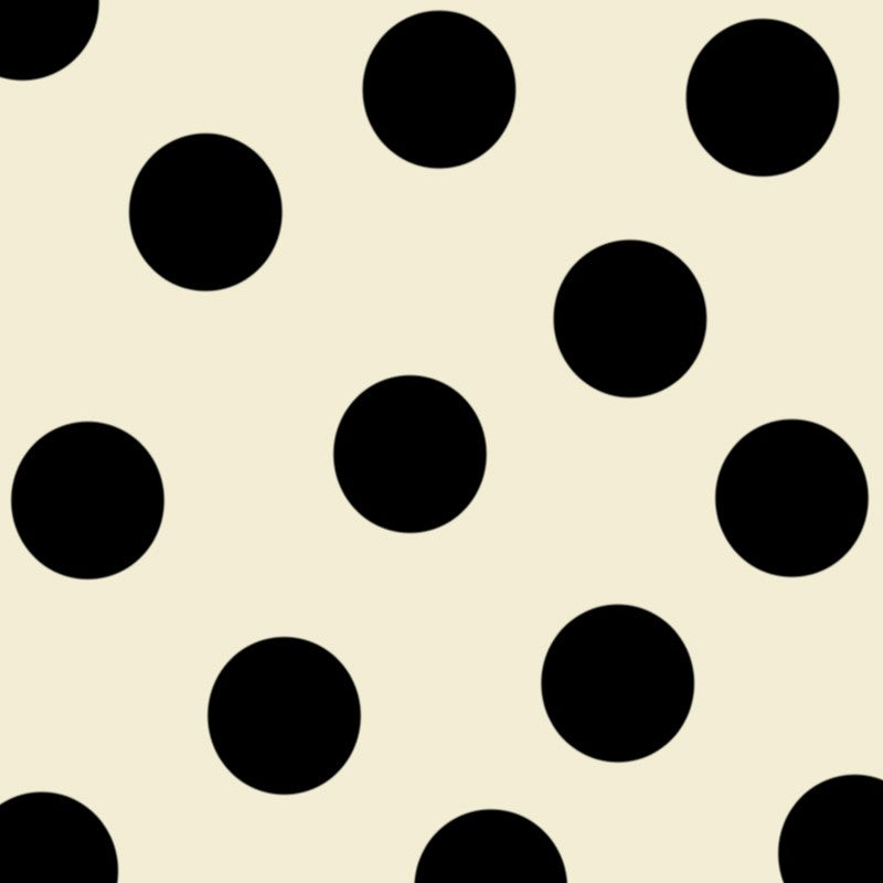 Popeline Dot Popeline Ecru Hintergrund 3,5 cm - Ribes y Casals