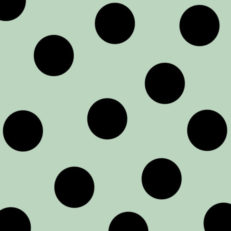 Popeline Dot Popeline Wasser Grün Hintergrund 3,5 cm - Ribes y Casals