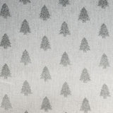 Weihnachts-Popeline-Stoff Silbertannen - Ribes y Casals