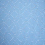 Perforierter Popeline-Stoff Blau - Ribes y Casals