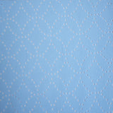 Perforierter Popeline-Stoff Blau - Ribes y Casals