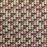 Geometrischer Rippenstrick-Stoff Flieder - Ribes y Casals