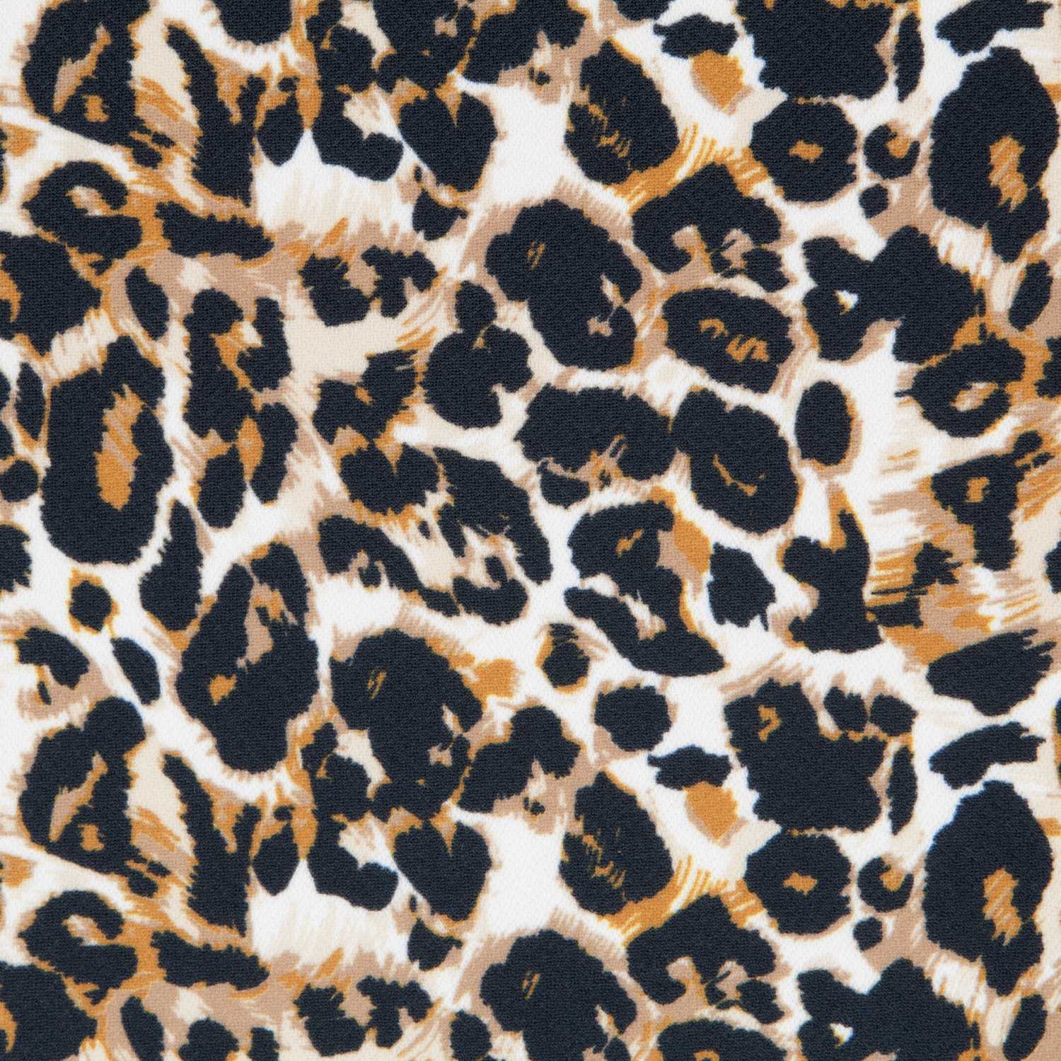 Leopard-Krepp-Strickstoff - Ribes y Casals