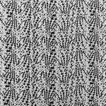 Schwarz gesprenkelt Jacquard gestrickt Stoff - Ribes y Casals