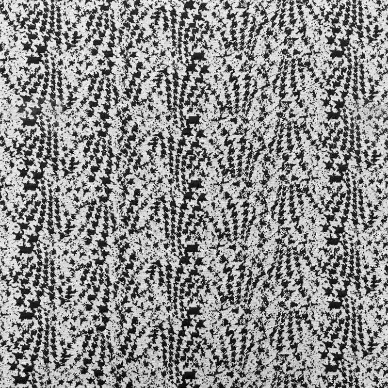 Schwarz gesprenkelt Jacquard gestrickt Stoff - Ribes y Casals
