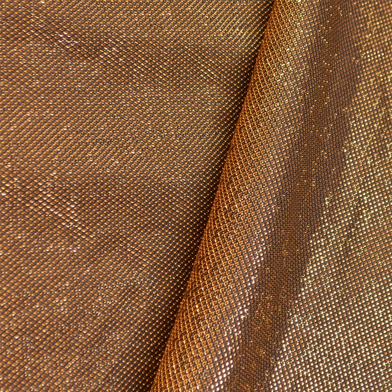 Maschenware Lamé Copper - Ribes y Casals