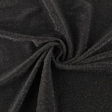 Schwarzer Lamé-Strickstoff - Ribes y Casals