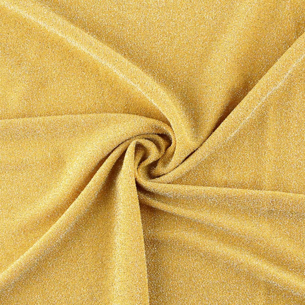 Maschenware Lamé Gelbgold - Ribes y Casals