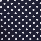 Polka-Dot-Stoff Navy - Ribes y Casals