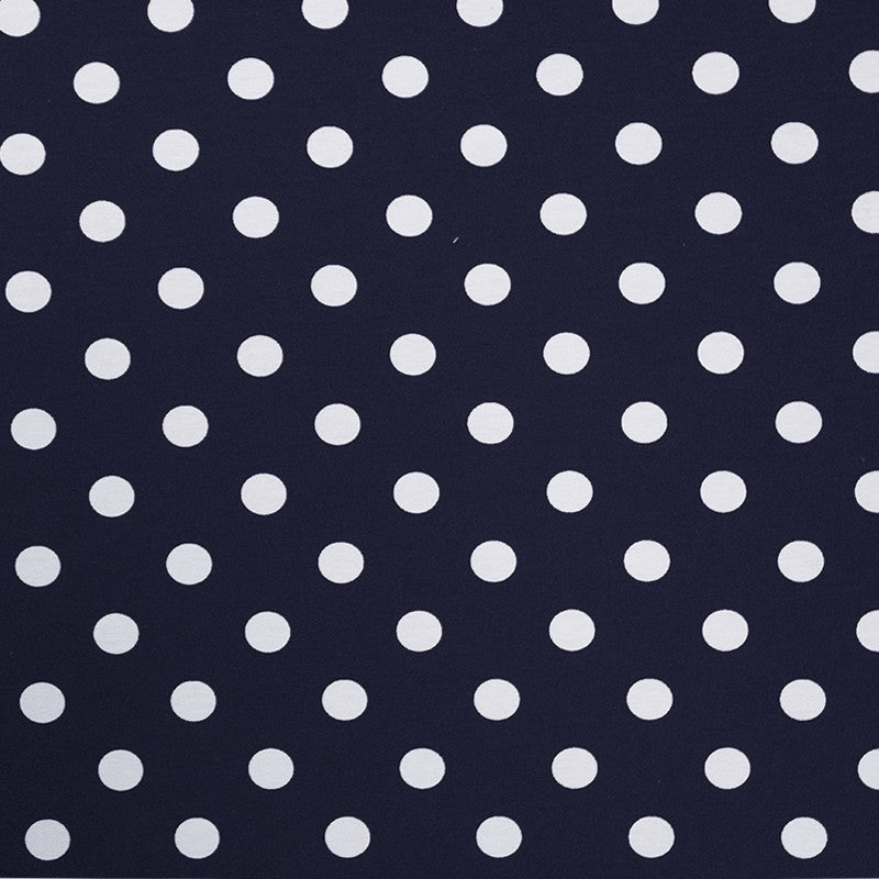 Polka-Dot-Stoff Navy - Ribes y Casals