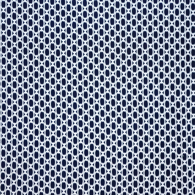 Strickstoff Lycra Chains Navy - Ribes y Casals