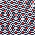 Maschenware Lycra Rhombus navy - Ribes y Casals