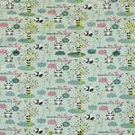 Gestrickter Stoff Panda Grünes Wasser - Ribes y Casals