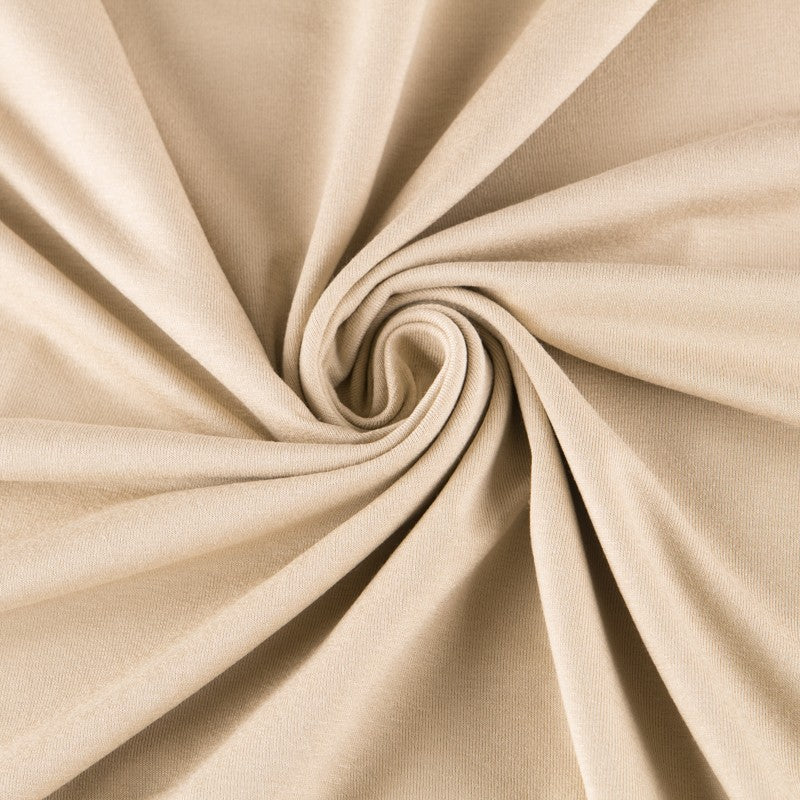 Beige Viskose-Strickstoff - Ribes y Casals