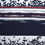 Marineblaue Blasen Viskosestrickware - Ribes y Casals