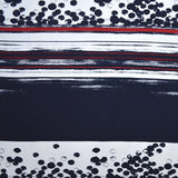 Marineblaue Blasen Viskosestrickware - Ribes y Casals
