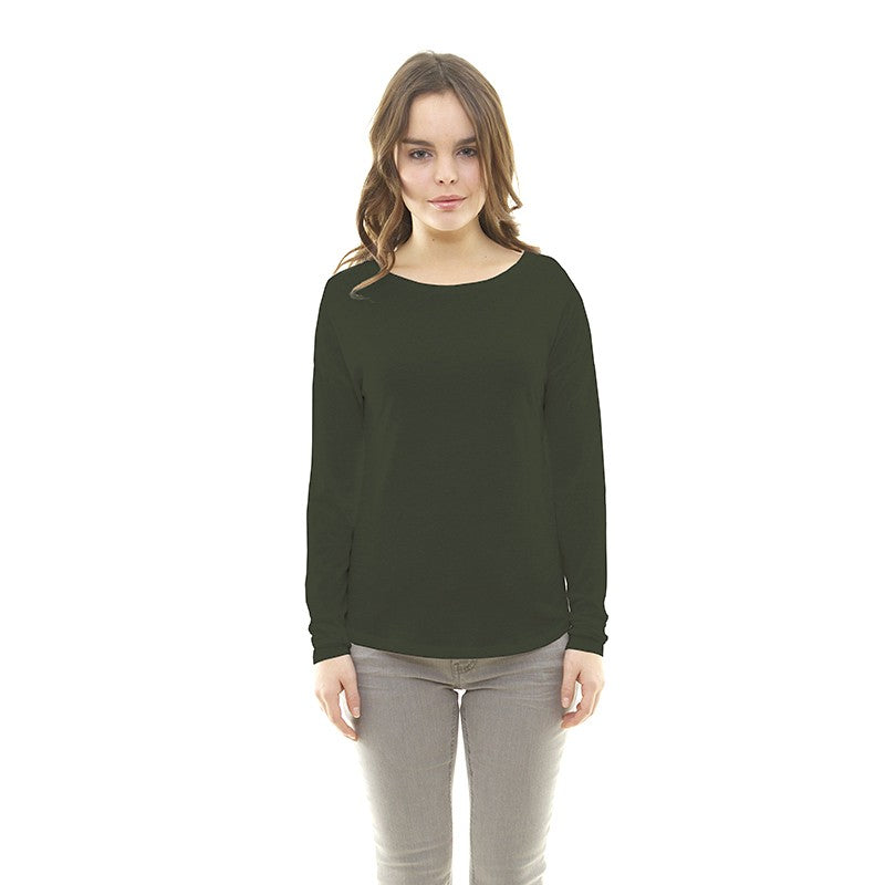Viskose-Strickstoff Khaki - Ribes y Casals