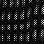 Viskose Strickstoff Polka Dot Mini Schwarz - Ribes y Casals