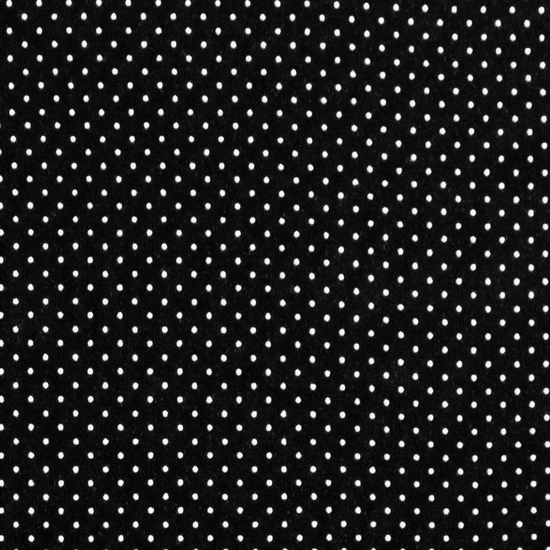 Viskose Strickstoff Polka Dot Mini Schwarz - Ribes y Casals