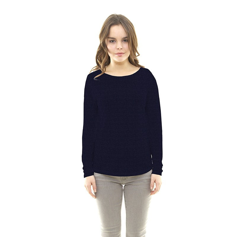 Viskosestrickstoff Navy - Ribes y Casals