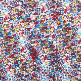 Viskose Strickstoff Mosaik Blume Blau - Ribes y Casals